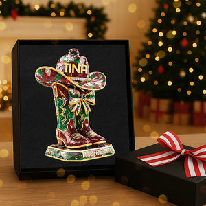 Personalized Gifts For Cowboy Christmas Ornament 04kita220925