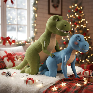 Naughty Dinosaur Couple Pillow - Personalized Gifts For Couple 05ohqn131125