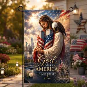 God Soothes America's Pain Garden Flag - Patriot Day 03QHDH270726