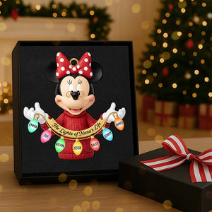 The Lights Of Grandma Acrylic Ornament - Personalized Gift For Grandma 01NATA011125