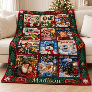 Nostalgia Cinematic Blanket, Personalized Gifts 02qhdt011026