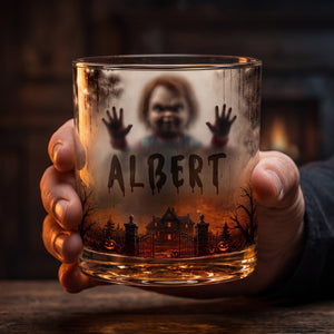 Terror Calling Behind Frost Drinking Glass - Personalized Gifts For Horror Lovers 06qhqn120826