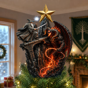 Fantasy Castle Acrylic Christmas Tree Topper - Personalized Gifts For Christmas 03nalu110826