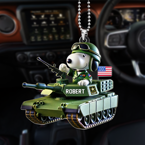 Army Car Ornament - Personalized Gifts For Army 05HUPU160725