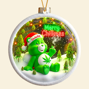 Merry Chillmas Ornament Personalized Gifts For Smokers 02TODT150825