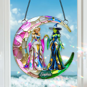 Good x Green Witch Suncatcher Ornament - Personalized Gifts For Musical Fans 05TGLU250725