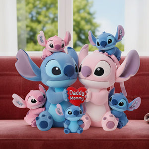 Blue Alien Family Shaped Pillow - Personalized Gifts For Family 01OHLU151125