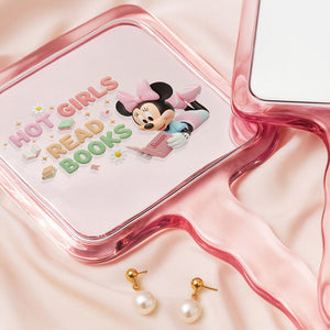Book Girl Handheld Mirror - Personalized Gifts For Book Lovers 04PGDT031225