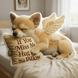 Dog Memorial Custom Shaped Pillow - Custom Photo Gifts For Dog Lover 04TGLU081125