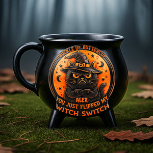 Cat Witch Mode Cauldron Mug, Personalized Gifts For Witch And Cat Lovers 01qhta210825