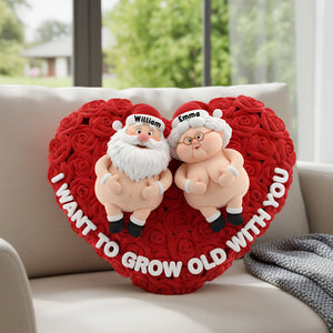Naughty Old Couple Pillow - Personalized Gifts For Couple 01ohlu181125