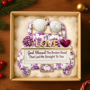 Eternal Journey of Love Christmas Ornament Personalized Gifts For Couple 04TODT161025