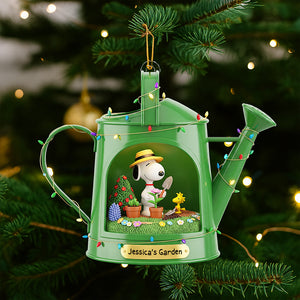 Watering Can Christmas Ornament - Personalized Gifts For Garden Lovers 06naqn030925