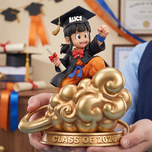 Power Level Graduate Shaped Plaque- Personalized Gift For Graduation 05TODH130526