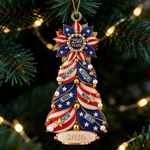 Proud Family Christmas Tree - Personalized Gifts For Patriot 03padt150926