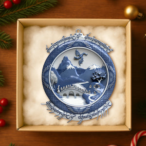 Blue Fantasy Ornament, Personalized Gifts For Movie Fans 04qhtn081025