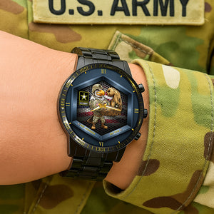 Military Men's Watch - Personalized Gifts For Veteran 04naqn250725