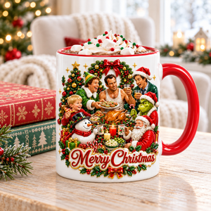 Nostalgic Christmas Character Coffee Accent Mug - Personalized Gifts For Movie Lovers 05toqn231026
