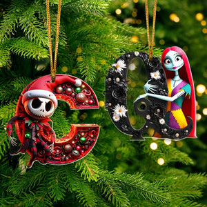 Personalized Gift For Couple Christmas Alphabet Ornament 023kamh291024 - Ornament - GoDuckee