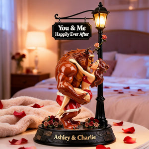 Playful Fairytale Couple Acrylic Plaque - Personalized Gift For Couples 07NAQN270126
