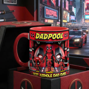 Funny Fighter Dad And Kids Accent Mug - Personalized Gifts For Dads 042ohdh240426