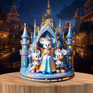 Personalized Gifts For Magical Mom Acrylic Plaque, Most Magical Mom On The Earth-Homacus