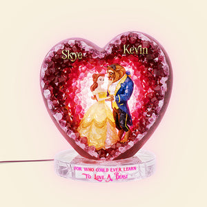 Romantic Couple Acrylic Light Box - Personalized Gifts For Couples 03hyta101225