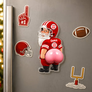 Seasonal Gnome Fridge Magnet - Personalized Gift For Sport Lovers 03OHDH030726
