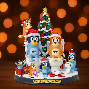 Personalized Christmas Gifts For Family Acrylic Plaque 03natn190925