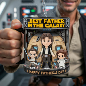 Best Universe Dad Magic Mug - Personalized Gifts For Dad 05OHLU160426