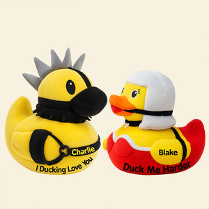 Naughty Duck Couple Pillow Personalized Gifts For Couple 03NADT191125