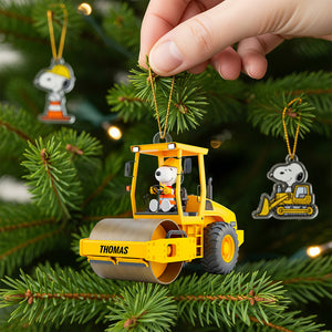 Construction Equipments Ornament Personalized Gifts For Workers 01HUDT200825