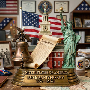 250th America Anniversary Acrylic Plaque - Personalized Gifts For Patriots 01kita040226