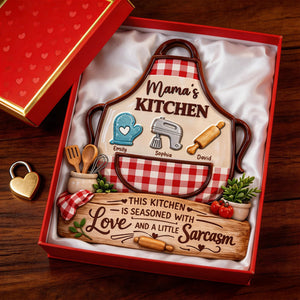 Mama's Kitchen Acrylic Plaque - Personalized Gifts For Mom 04TYQN140326