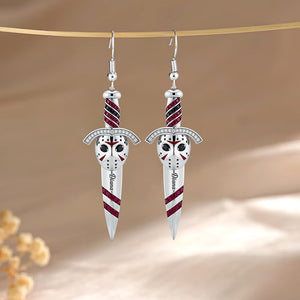 Creepy Knife Earrings, Personalized Gifts For Horror Movie Fans 01naqn160725
