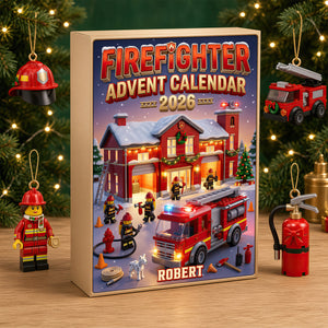Firefighter Advent Calendar Blind Box - Personalized Christmas Gifts For Firefighter 03pgdt291026