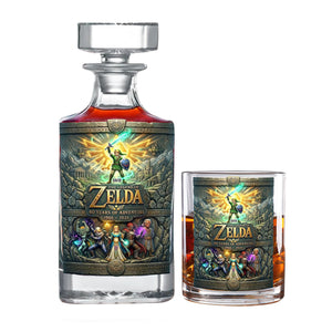 40 Years Of Adventure Glass Decanter Set Personalized Gifts 05TOQN160326
