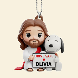 Full of Blessings Car Ornament Personalized Gifts For Heaven 01NADT250725