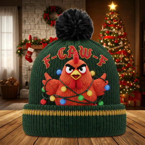 Personalized Humorous Christmas Gifts For Coworkers, Friends Bobble Beanie Hat 02natn091025