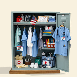 Nurse Personal Locker Acrylic Plaque Personalized Gifts For Nurse 05qhdt050625-Homacus