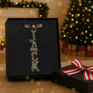 Veteran Alphabet Acrylic Ornament, Personalized Gifts For Christmas 01tgta271025