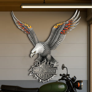 Fierce Motorcycle Metal Sign - Personalized Gifts For Biker 05qhtn040625