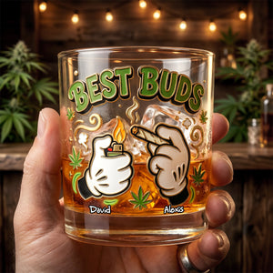 Weed Friend Drinking Glass - Personalized Gifts For Friends 05nadh060626