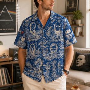 Creepy Toile De Jouy Hawaiian Shirt, Personalized Gift For Horror Lovers 05qhdh100726