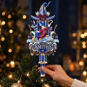 Enchanted Wizard Tree Topper - Personalized Christmas Gifts For Family 09hadt300926