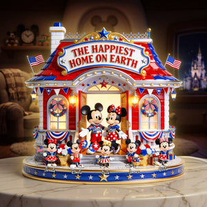 The Happinest Home On Earth Acrylic Light Box - Personalized Gifts For Family 01pgta110526