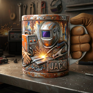 Proud Welder Coffee Mug - Personalized Gifts For Welders 08TGLU271125