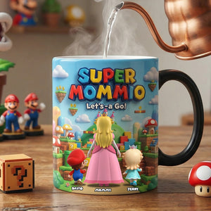 Level Up Motherhood Magic Mug - Personalized Gifts For Mom 03NATN110426
