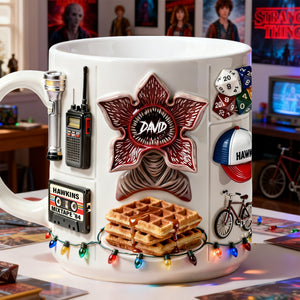 Retro Horror Adventure Coffee Mug - Personalized Gift For Fantasy Lovers 02NALU271225