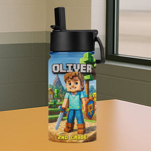 Pixel Adventure Custom Photo Gifts For Kid Tumbler 02natn260725